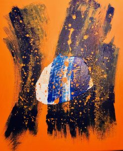 uschi polly - atelier up - malwerkstatt moedling-marketing moedling- kunstkurs modling- kunst workshop moedling- Uschi Polly- color up your life- abstrakt orange