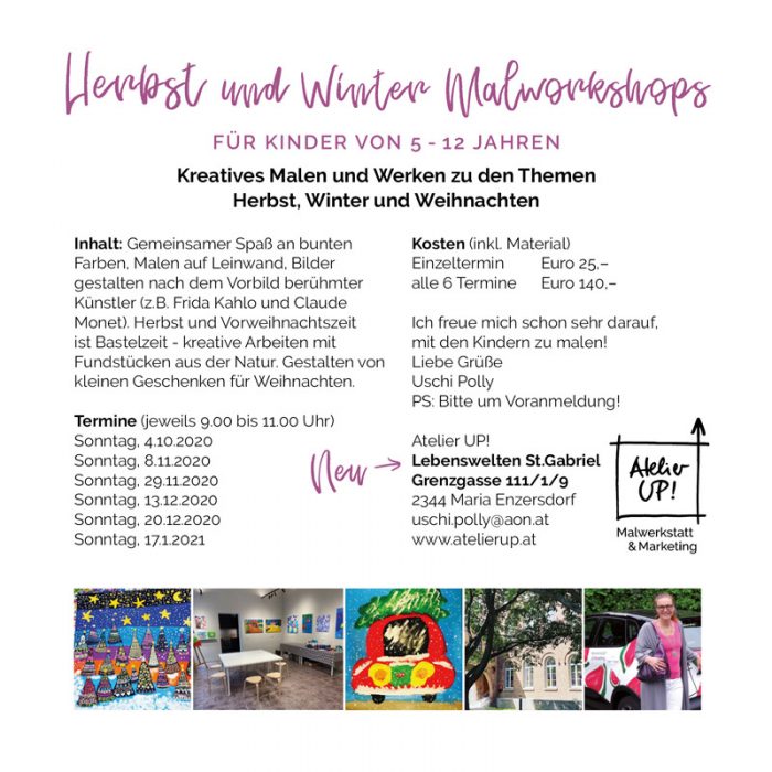Atelier-UP-Uschi-Polly-Herbstkurs-2020-information Atelier UP! Malworkshops in Mödling Herbstkurse 2020